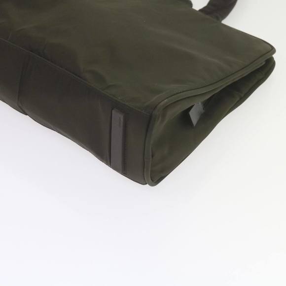 PRADA Tote Bag Nylon Khaki Auth 60769 - Picture 8 of 16